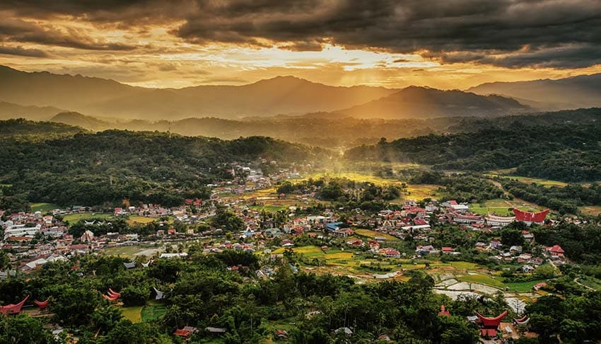 Rantepao, the Capital of Toraja Land